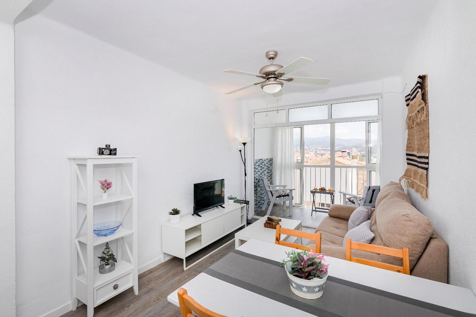 Impresionante Vista Al Mar - Elegante Apartamento Málaga Eksteriør billede