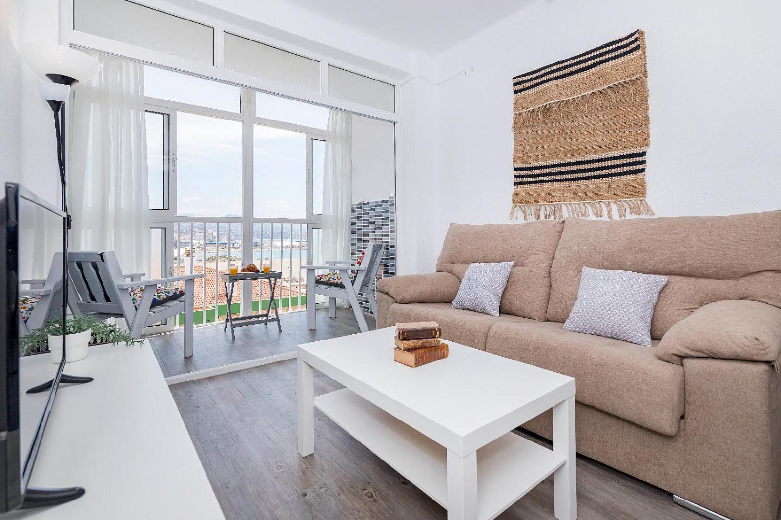 Impresionante Vista Al Mar - Elegante Apartamento Málaga Eksteriør billede